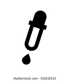 droplet laboratory isolated icon vector illustration design