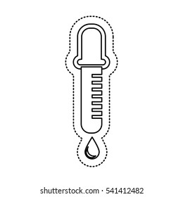 droplet laboratory isolated icon vector illustration design