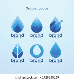 droplet logo's company for your own company