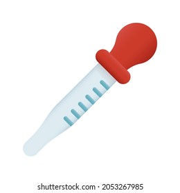 droplet with red rubber icon isolated on white background
