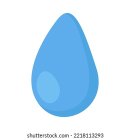 Droplet Sign Emoji Icon Illustration. Water Vector Symbol Emoticon Design Clip Art Sign Comic Style.