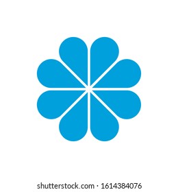 
Droplet simple design vector logo