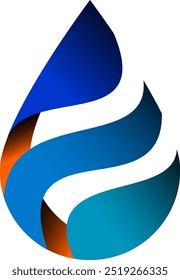 Design de gotículas ou rasgões (logotipo)