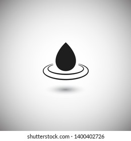 Droplet vector icon. Web design icon. 