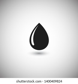 Droplet vector icon. Web design icon. Drop falls, water droplet. Drop of oil illustrator. Drop of rain icon. Vector EPS 10