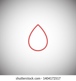 Droplet vector icon. Web design icon. Drop falls, water droplet. Drop of oil illustrator. Drop of rain icon. Vector EPS 10
