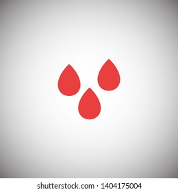 Droplet vector icon. Web design icon. Drop falls, water droplet. Drop of oil illustrator. Drop of rain icon. Vector EPS 10