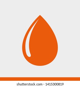 Droplet vector icon. Web design icon. Drop falls, water droplet. Drop of oil illustrator. Drop of rain icon. Vector EPS 10