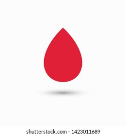 Droplet vector icon. Web design icon. Drop falls, water droplet. Drop of oil illustrator. Drop of rain icon. Vector EPS 10