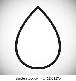 Droplet vector icon. Web design icon. Drop falls, water droplet. Drop of oil illustrator. Drop of rain icon. Vector EPS 10