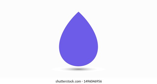 Droplet vector icon. Web design icon. Drop falls, water droplet. Drop of oil illustrator. Drop of rain icon. Vector EPS 10