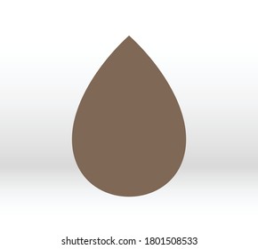 Droplet vector icon. Web design icon. Drop falls, water droplet. Drop of oil illustrator. Drop of rain icon. Vector EPS 10