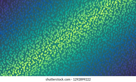 Droplets holographic peacock-colored backdrop
