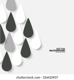 Droplets Icon Design Background