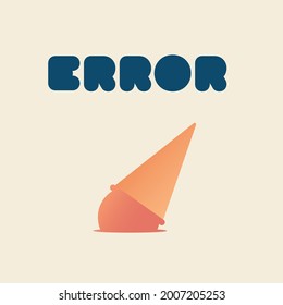 página de helados perdidos por error

