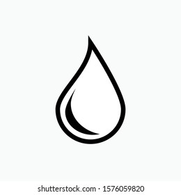
Dropped Water Icon - Vector, Sign and Symbol for Design, Presentation, Website or Apps Elements.,
