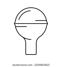 dropper bulb chemical glassware lab line icon vector. dropper bulb chemical glassware lab sign. isolated contour symbol black illustration
