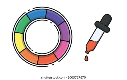 Dropper To Choose Color For Paintings