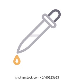 dropper colour line vector icon
