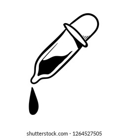 dropper doodle drawing doodle icon vector 