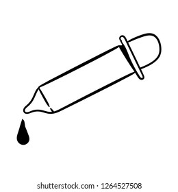dropper doodle drawing doodle icon vector 