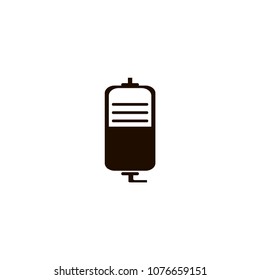 dropper drop counter with liquid icon. flat design