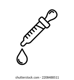 Dropper Editable and fully layered vector icon