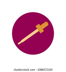 Dropper  Flat Icon Isolated on White Background. Vector Illustration.