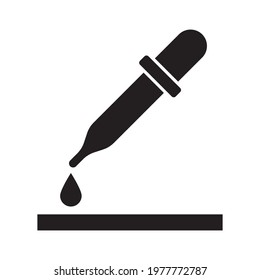 Dropper Glyph Style vector icon which can easily modify or edit 