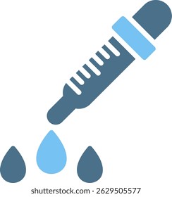 Dropper Glyph Two Colour Icon