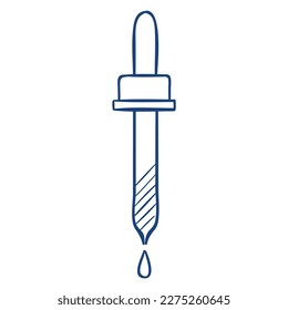 Dropper. Hand drawn vector illustration