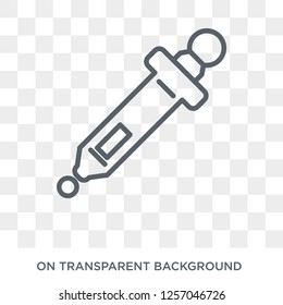Dropper icon. Dropper design concept from  collection. Simple element vector illustration on transparent background.