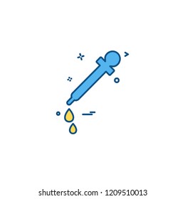 Dropper icon design vector