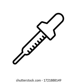 dropper icon design vector template