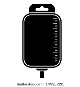 Dropper icon illustration design template in flat style