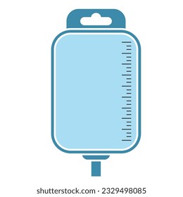 Dropper-Icon-Illustrationsvorlage im Flachstil