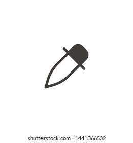 Dropper Icon Isolated On White Background. Color Dropper Symbol Modern Simple Vector Icon For Website Or Mobile App