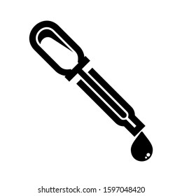 dropper icon isolated sign symbol vector illustration - high quality black style vector icons

