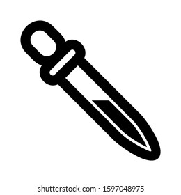 dropper icon isolated sign symbol vector illustration - high quality black style vector icons
