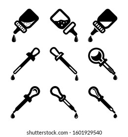 dropper icon isolated sign symbol vector illustration - Collection of high quality black style vector icons
