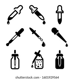 dropper icon isolated sign symbol vector illustration - Collection of high quality black style vector icons
