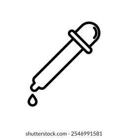 Dropper-Symbol lineares Logo einzeln