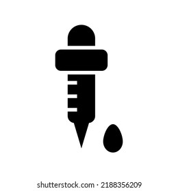 dropper icon or logo isolated sign symbol vector illustration - high quality black style vector icons
