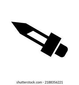 dropper icon or logo isolated sign symbol vector illustration - high quality black style vector icons
