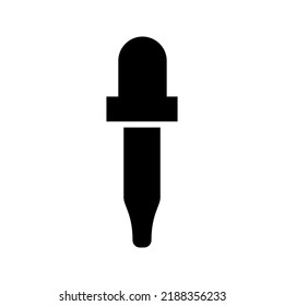 Icono del cuentagotas o logotipo símbolo de señalización aislado ilustración vectorial de alta calidad estilo negro iconos vectoriales
