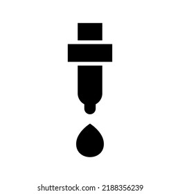 dropper icon or logo isolated sign symbol vector illustration - high quality black style vector icons
