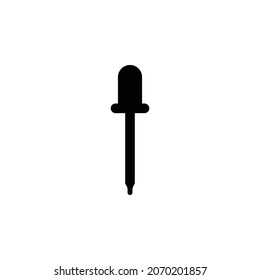 icono del cuentagotas, vector de medicina, ilustración del cuentagotas