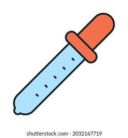 dropper icon on white background