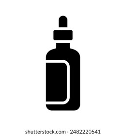 dropper icon. Pipette icon. Medicine dropper sign color editable