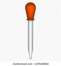Dropper-Symbol Realistische Illustration von Dropper-Vektorsymbol für Webdesign